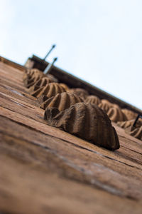 Close-up of wooden door