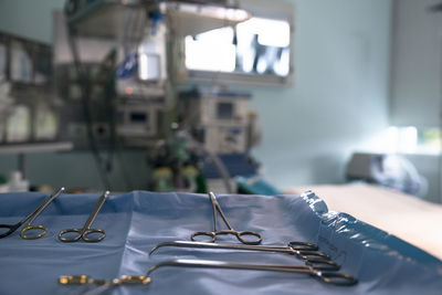 Medical equipment in operating room