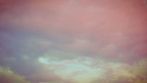 Low angle view of sky during sunset