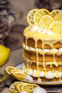 Close-up of cake