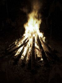 Bonfire at night