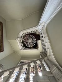 Low angle view of ceiling