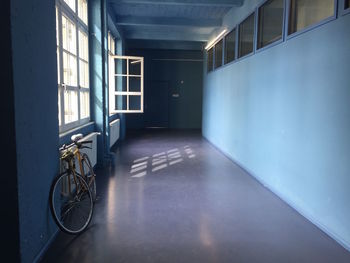 Bicycle in corridor