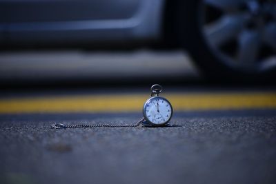 Close-up of clock