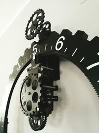Low angle view of clock