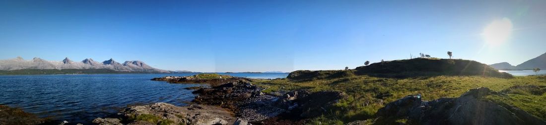 Panoramic view of sea against sky