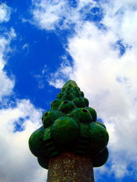 Low angle view of cloudy sky