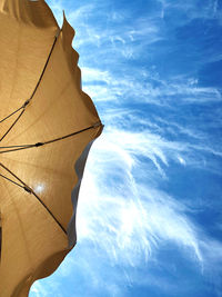 Umbrella against sky