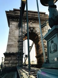 Low angle view of bridge