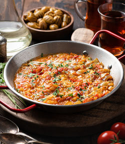 Menemen, turkish traditional dish