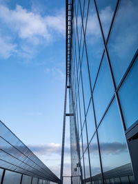 Low angle view of bridge against sky