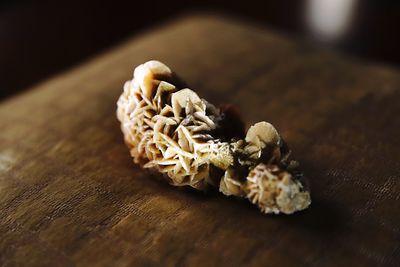 Close-up of bread on table