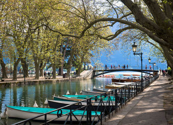 Scenic view of river against clear sky