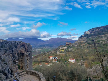 Panoramic view of buildings in city