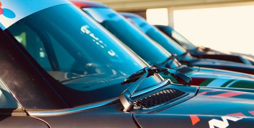 Close-up of vintage car