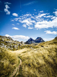 Panoramic view of landscape against sky