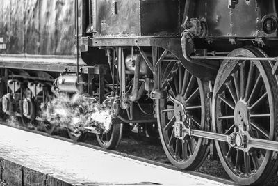 Train on railroad track