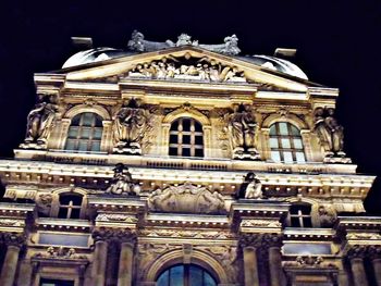 Low angle view of historical building