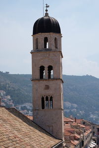 Bell tower of church of saint saviour, dubrovnik, croatia 2018