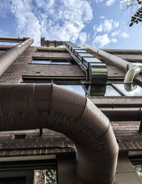 Low angle view of building against sky