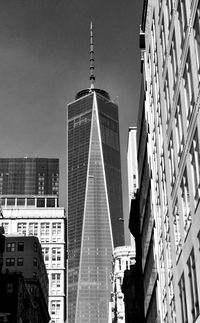 Low angle view of modern buildings