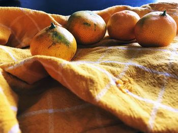 Close-up of fruits on table