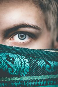 Close-up portrait of woman