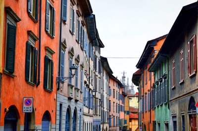 Residential buildings against sky