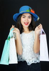 Portrait of a smiling young woman