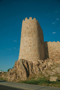 Low angle view of historical building