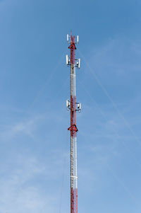 Communication tower against sky