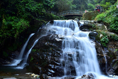 Waterfall in forest