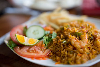 Close-up of meal