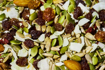 Full frame shot of dry fruits