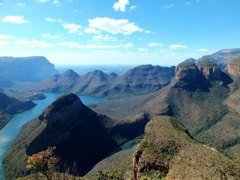 Scenic view of mountains