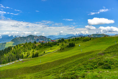 Scenic view of landscape against sky