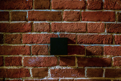 Full frame shot of brick wall