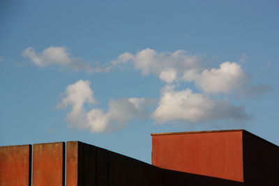 Low angle view of building against sky