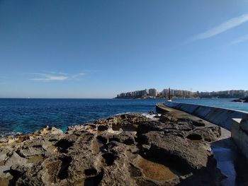 Panoramic view of sea against sky