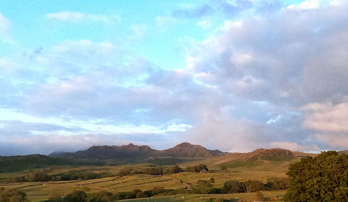 Scenic view of landscape against sky