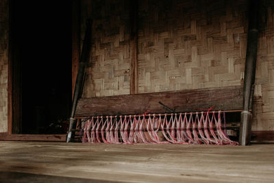 Interior of abandoned building