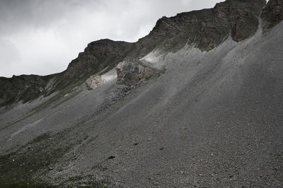 Scenic view of rocky mountains against sky