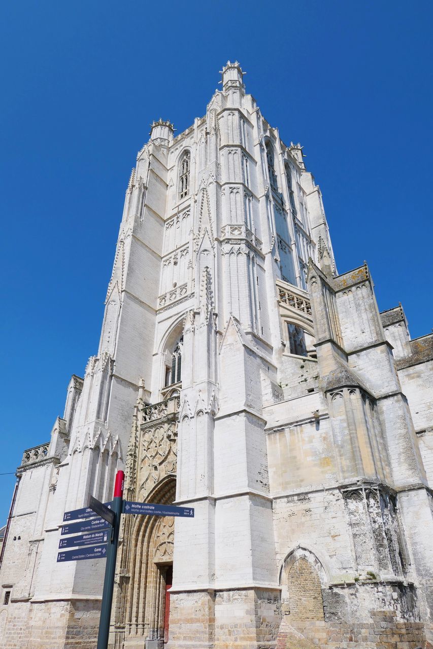 built structure, architecture, low angle view, building exterior, sky, belief, building, spirituality, religion, place of worship, day, clear sky, no people, nature, the past, history, blue, travel destinations, outdoors, ancient civilization