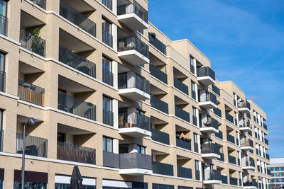 New apartment buildings in a housing development area in berlin, germany