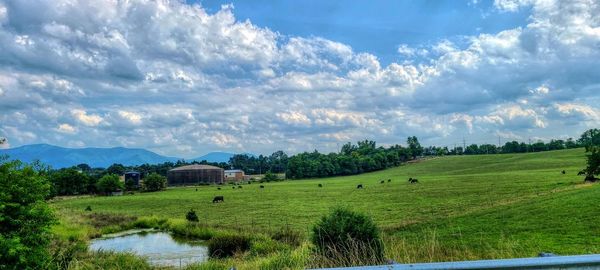 Panoramic view of landscape against sky