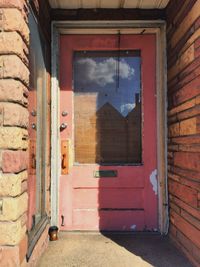 Close-up of brick wall