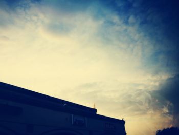 Low angle view of building against sky