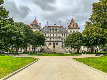 View of historic building against sky