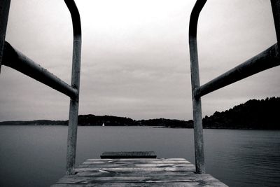 Scenic view of calm lake