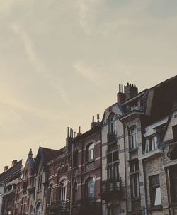 Low angle view of building against sky